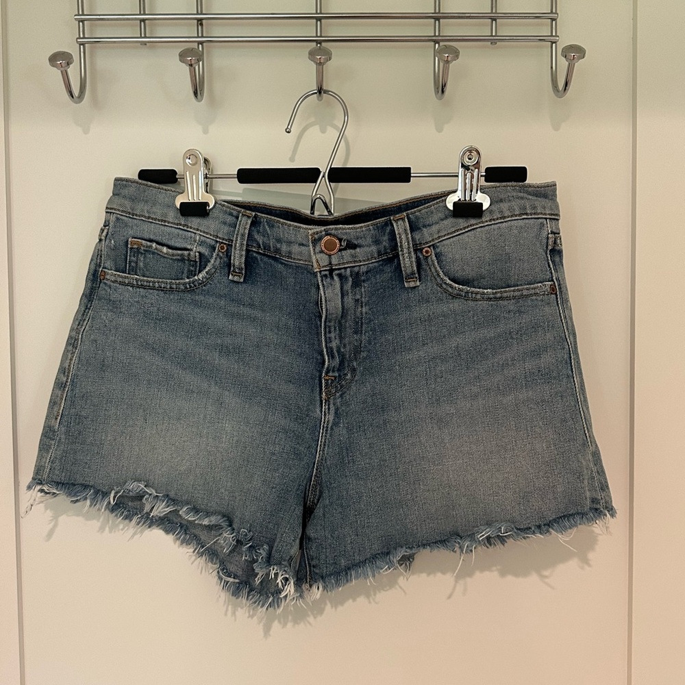 Hudson Jeans Gemma Frayed Hem Shorts